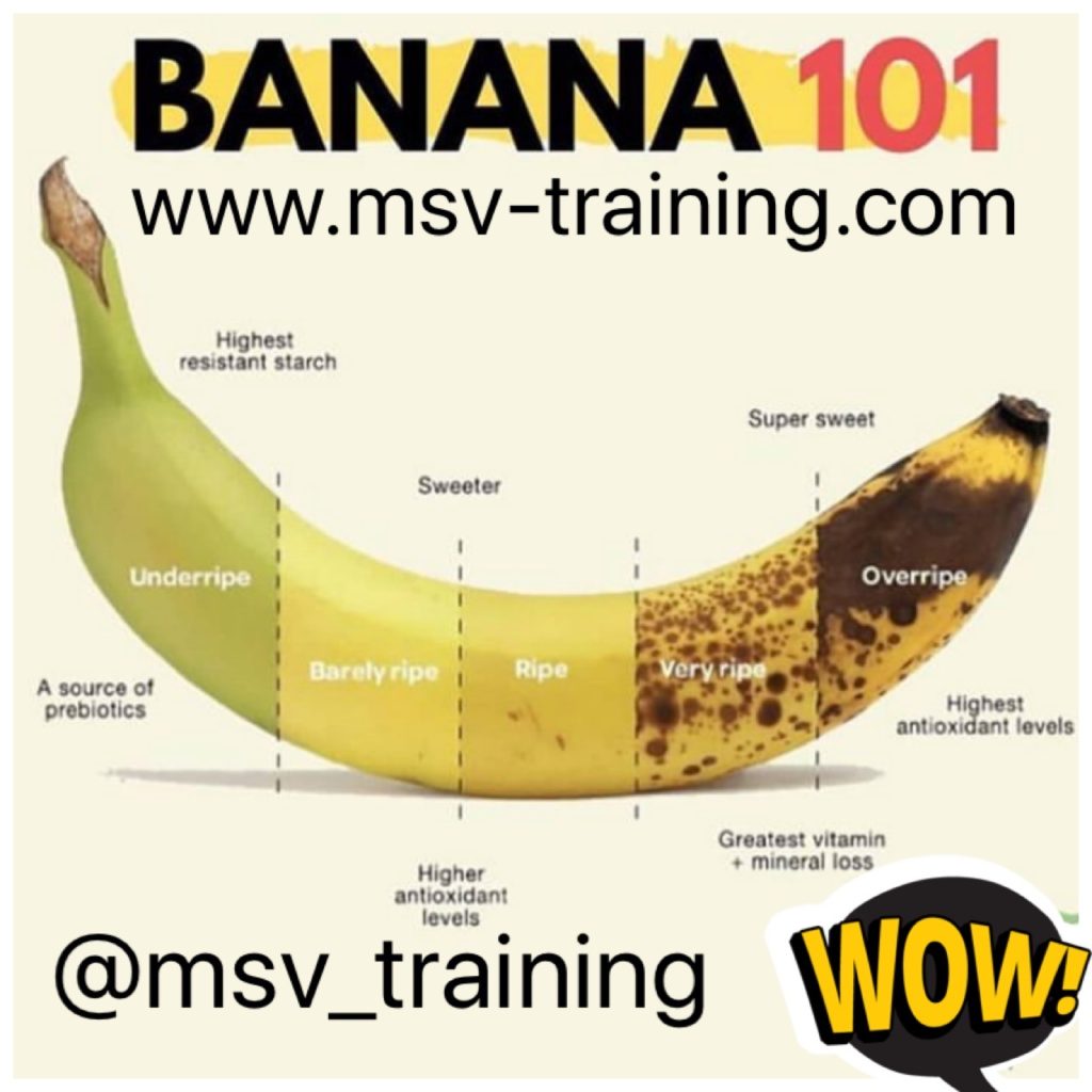 ripe banana vs unripe  MSV Training